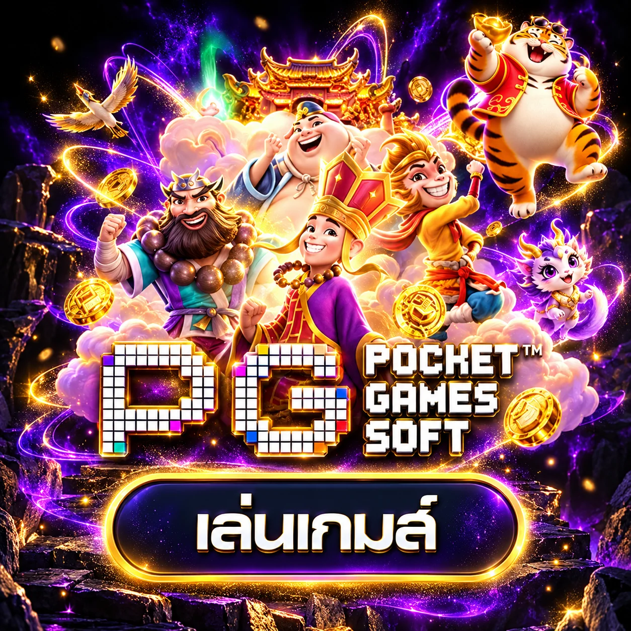 การ์ดทดลองเล่นเกม PG Soft
